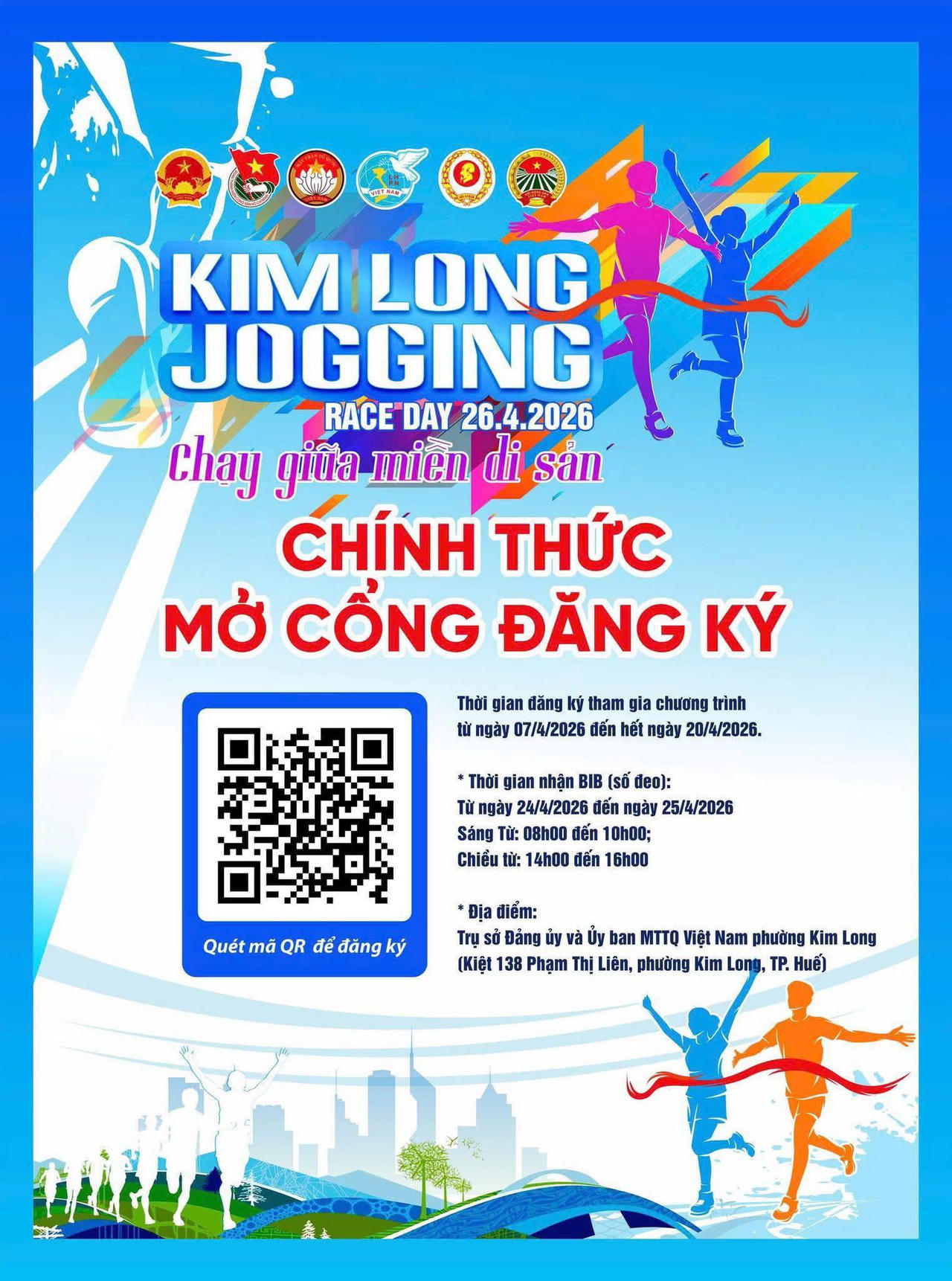 Kim Long Jogging 2026 nơi kết nối thể thao, văn hóa và trách nhiệm xã hội