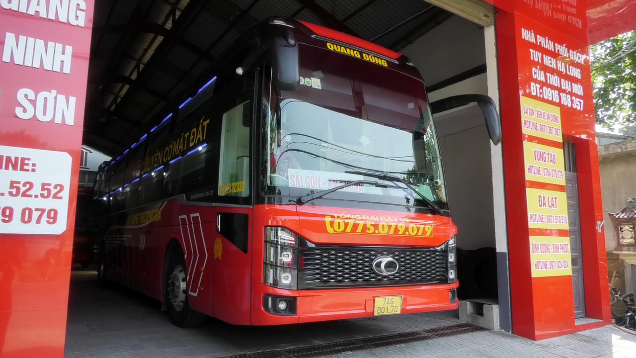 Nhà xe Quang Dũng khẳng định vị thế dẫn đầu dịch vụ vận tải hành khách cao cấp