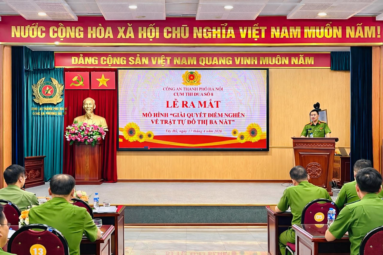 Toàn cảnh hội nghị triển khai mô hình “Ba Nhất".