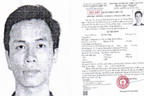 Công an TP Hà Nội truy nã đối tượng lừa đảo chiếm đoạt tài sản