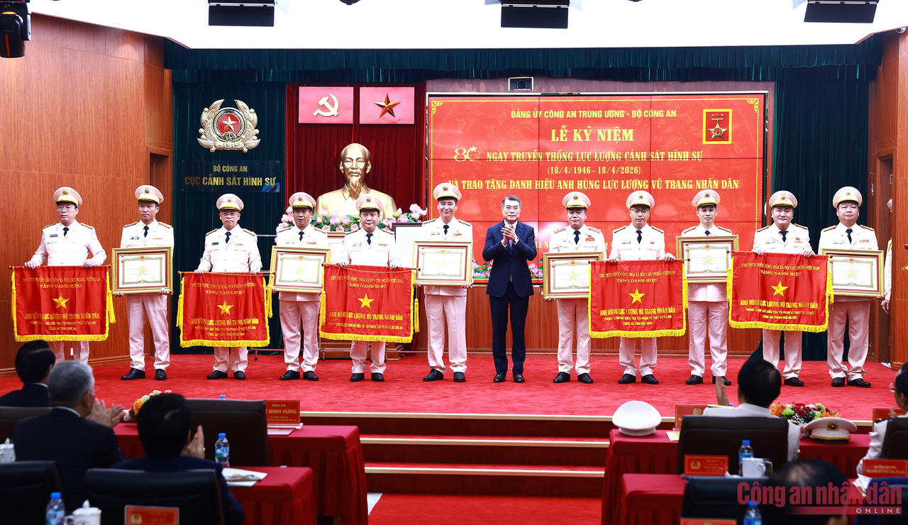 Phòng Cảnh sát hình sự, Công an tỉnh Bắc Ninh nhận danh hiệu Anh hùng lực lượng vũ trang nhân dân