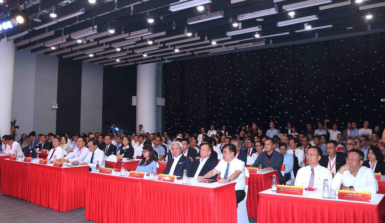 Các đại biểu tham dự Lễ ra mắt Quỹ Đầu tư mạo hiểm TP HCM.