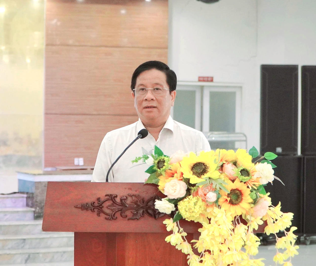 Ông Hồ Văn Mừng, Phó Bí thư Tỉnh ủy, Chủ tịch UBND tỉnh An Giang phát biểu chỉ đạo.