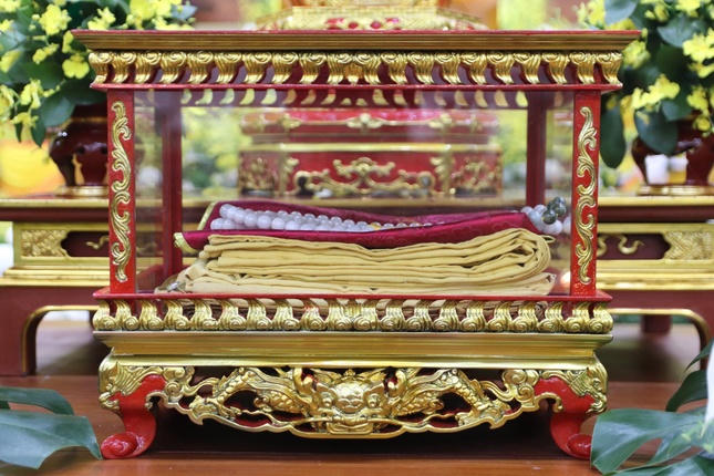 Trang nghiêm lễ nhập kim quan Trưởng lão Hòa thượng Thích Thanh Dục