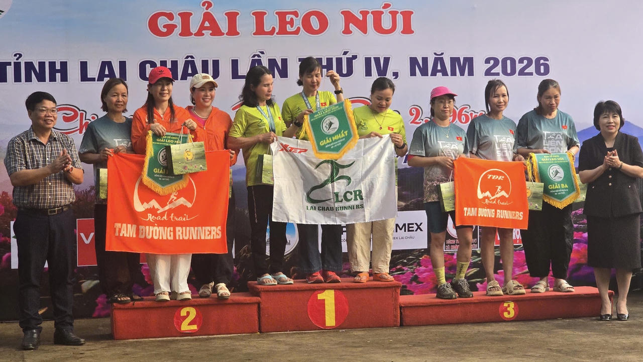 Bế mạc Giải leo núi tỉnh Lai Châu lần thứ IV năm 2026