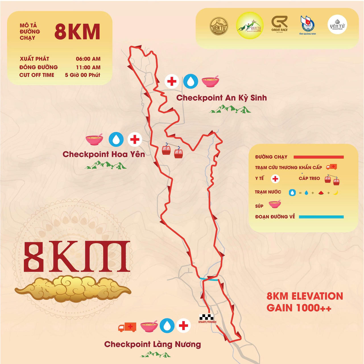  Hơn 1.000 runner Chinh phục đỉnh Phù Vân 