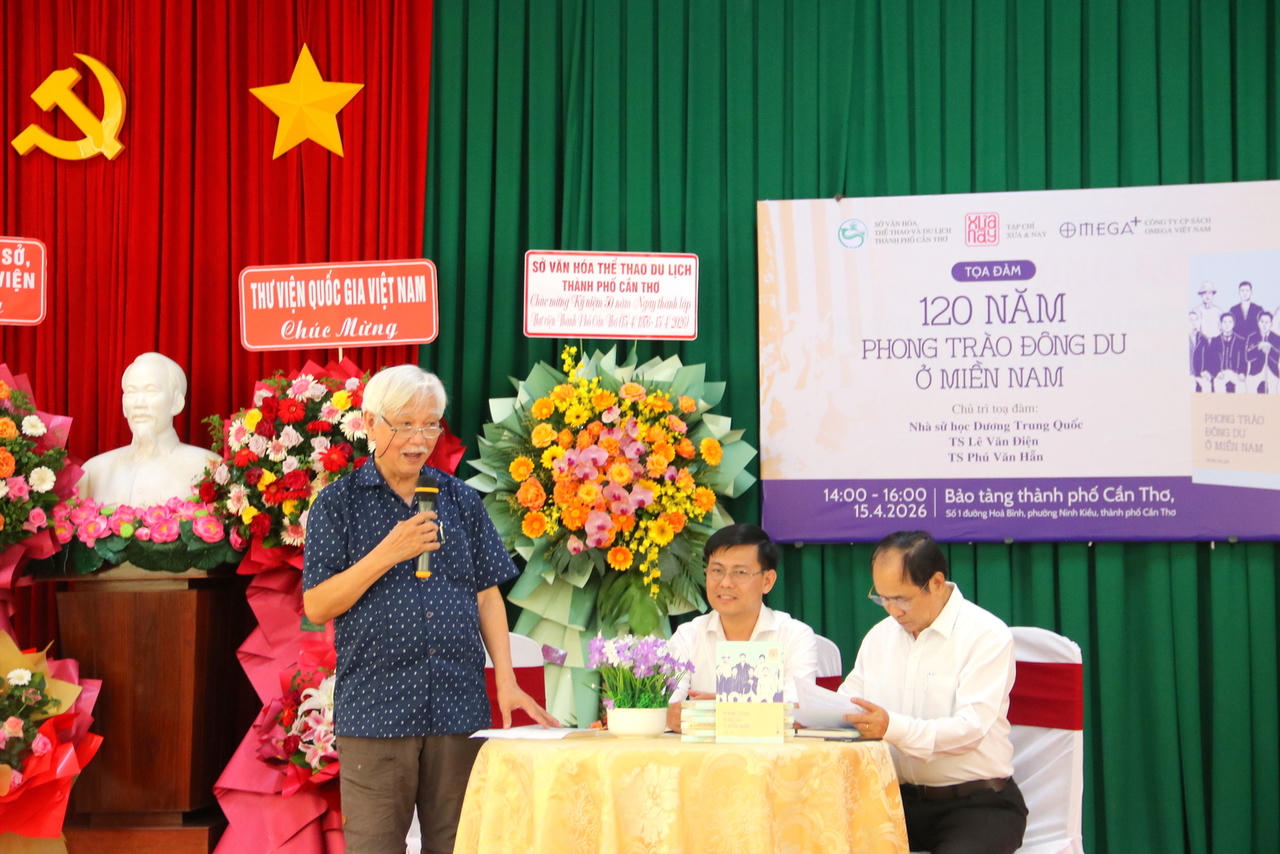  Nhà sử học Dương Trung Quốc – Phó Chủ tịch Thường trực Hội Khoa học Lịch sử Việt Nam, Tổng Biên tập Tạp chí Xưa & Nay trao đổi về Phong trào Đông Du ở miền Nam