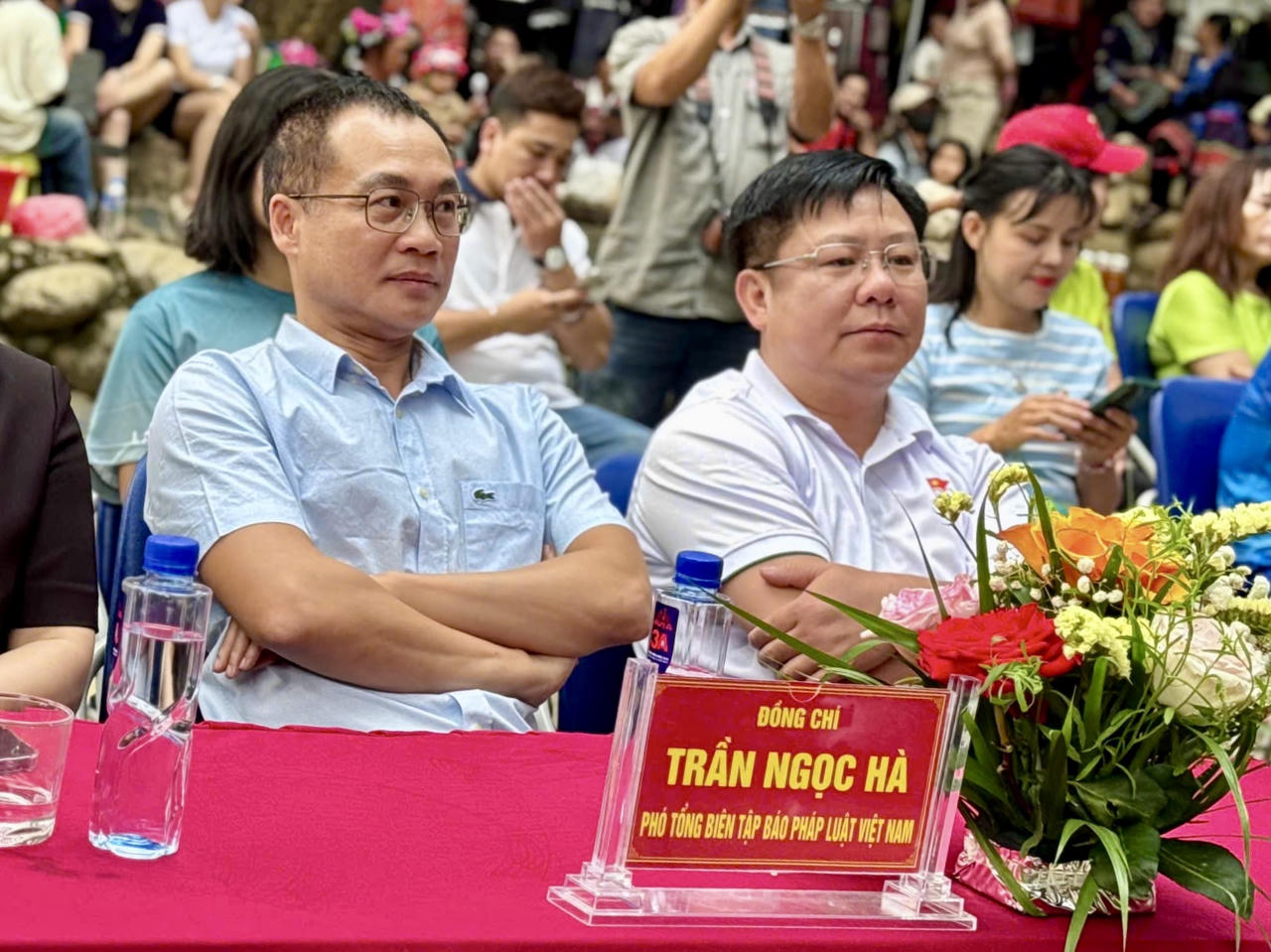 Ông&nbsp;Trần Ngọc Hà - Phó Tổng Biên tập Báo Pháp luật Việt Nam tham dự lễ bế mạc.