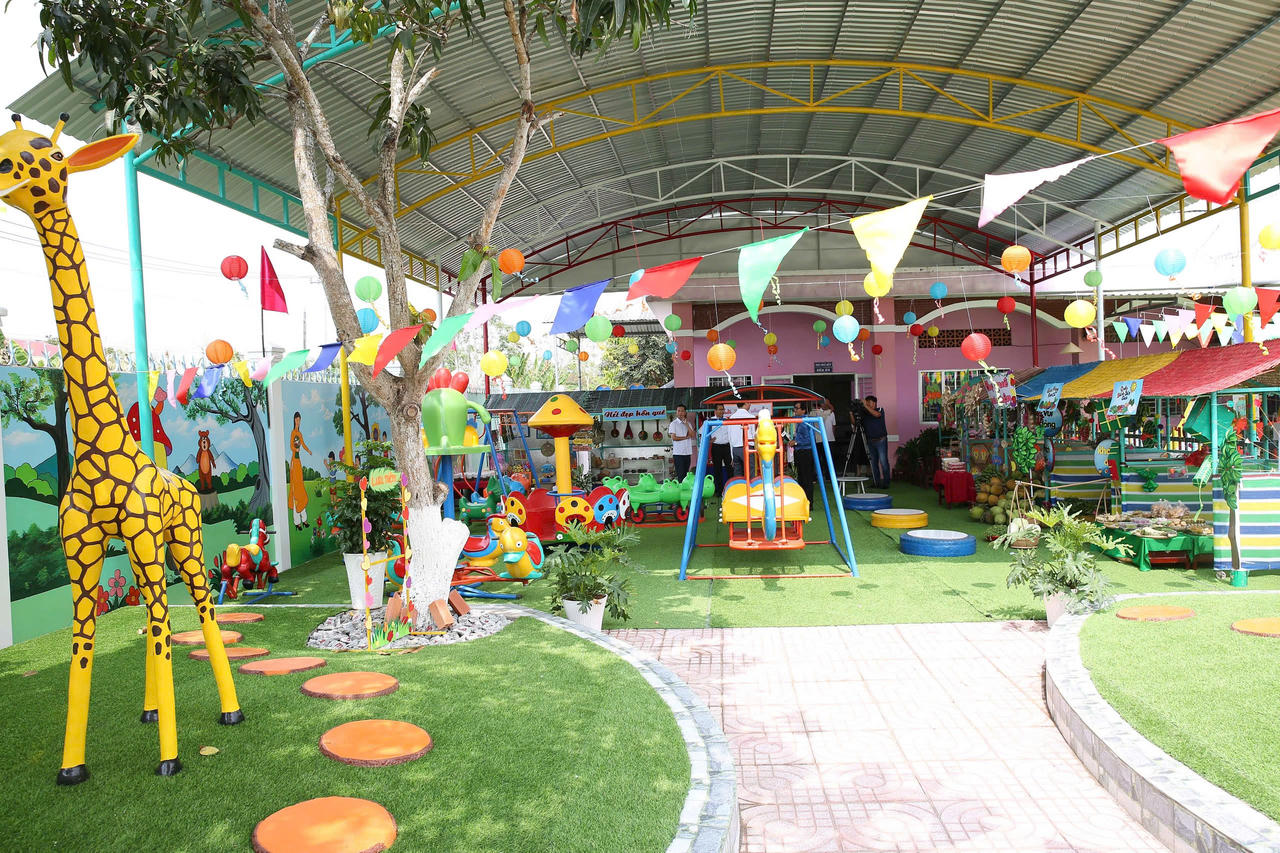 Cần Thơ khánh thành khu vui chơi trẻ em tại Trường Mẫu giáo Vĩnh Viễn 1