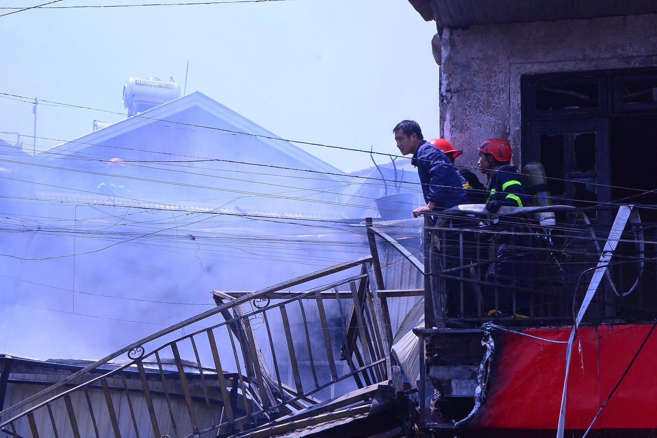 Cháy lớn ở khu vực có nhiều điểm ăn uống nổi tiếng Đà Lạt