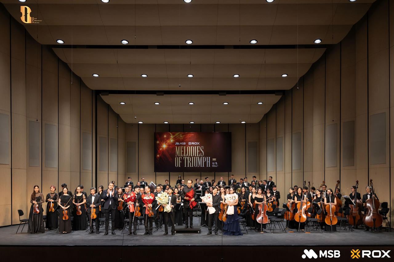 Việc đồng hành cùng hòa nhạc“Melodies of Triumph” tiếp nối hành trình ROX Group kiến tạo vươn xa cùng tinh hoa nghệ thuật.
