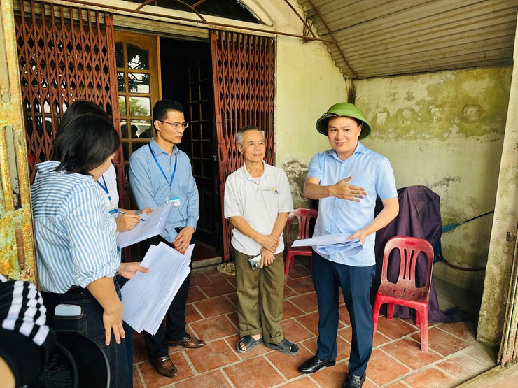 Công tác giải phóng mặt bằng nhận được sự hưởng ứng tích cực từ người dân.