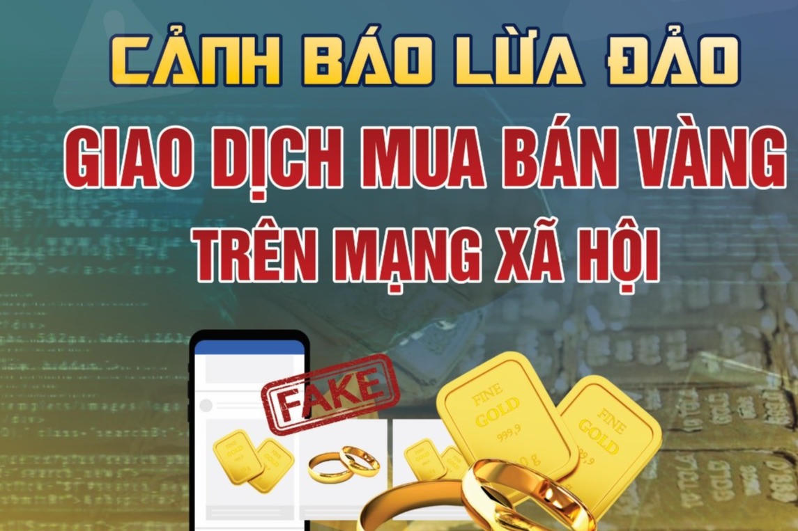 Cảnh giác chiêu trò lừa bán vàng trên mạng xã hội Facebook