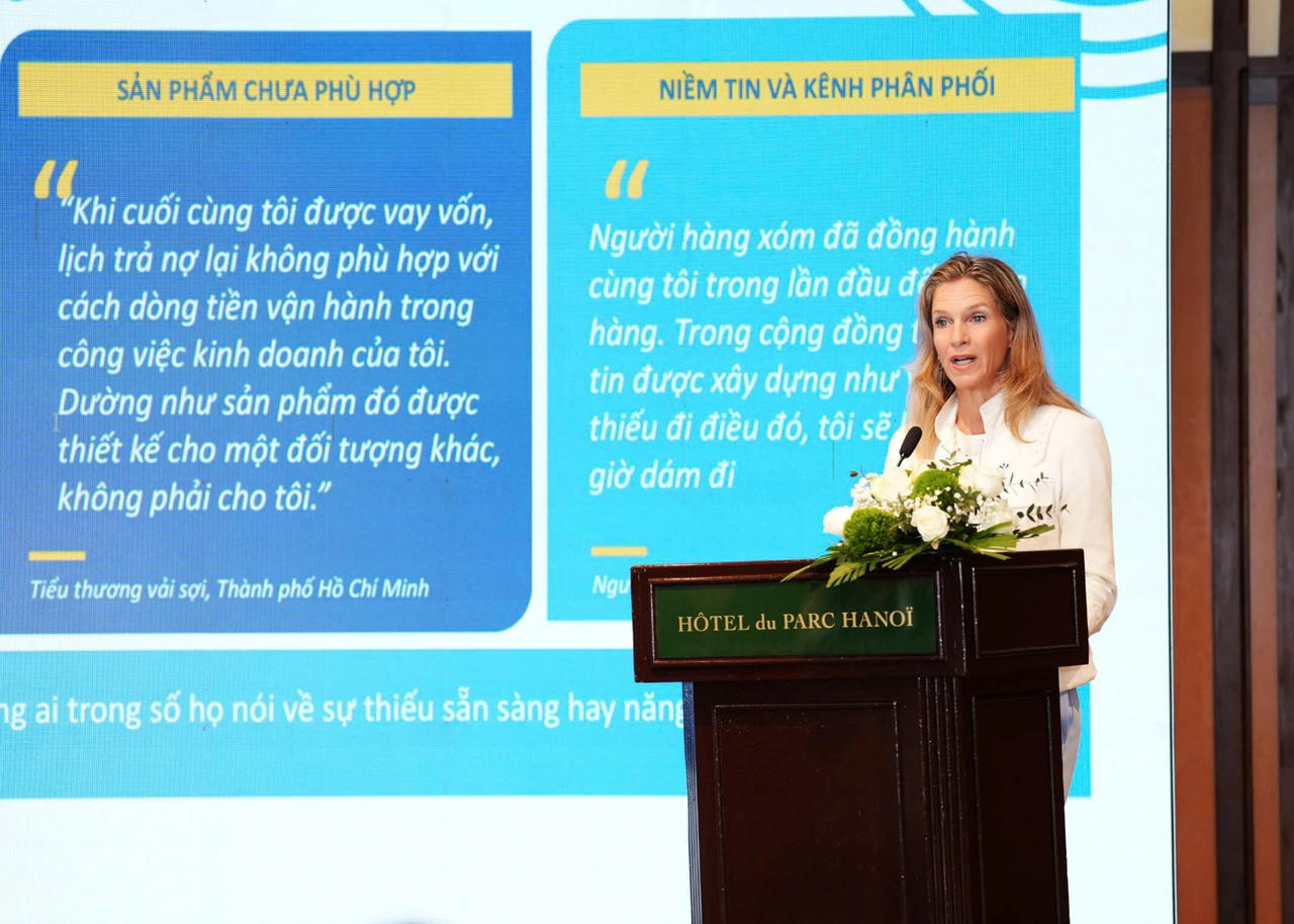 Bà Angelique Timmer, Giám đốc Khu vực Đông Nam Á của WWB