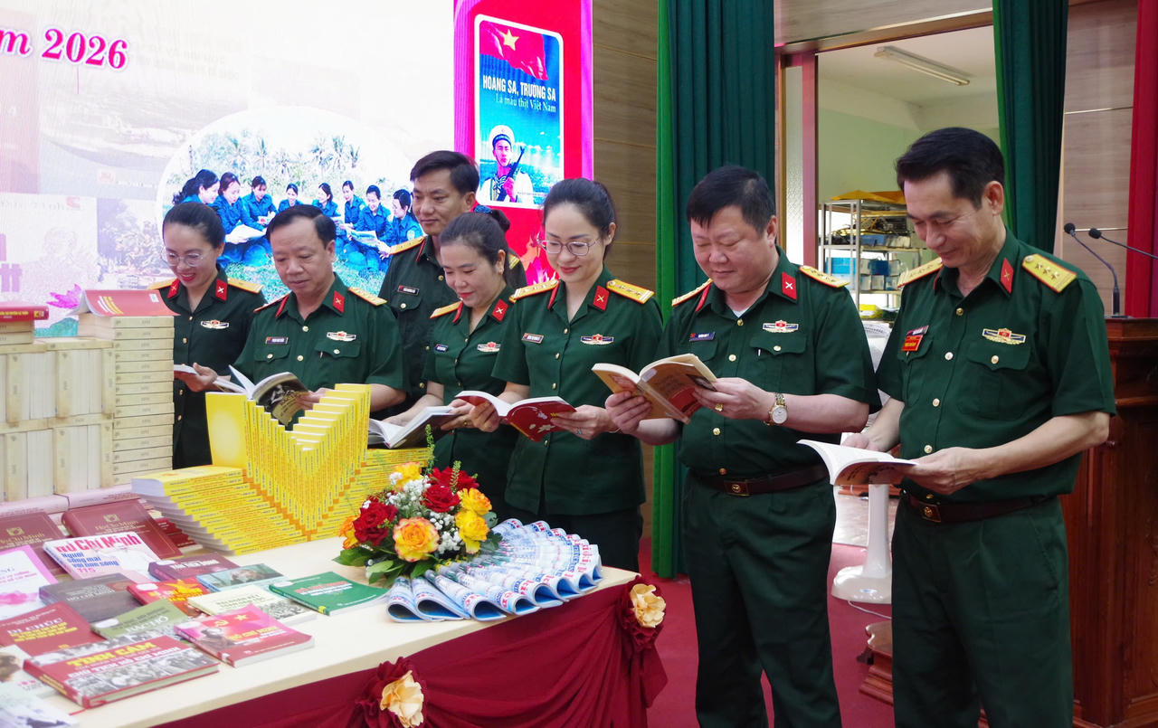 Lan tỏa văn hóa đọc trong lực lượng vũ trang Quảng Trị
