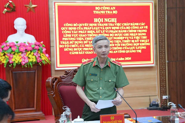 Thanh tra việc xử lý vi phạm giao thông qua hệ thống “phạt nguội” tại Quảng Trị