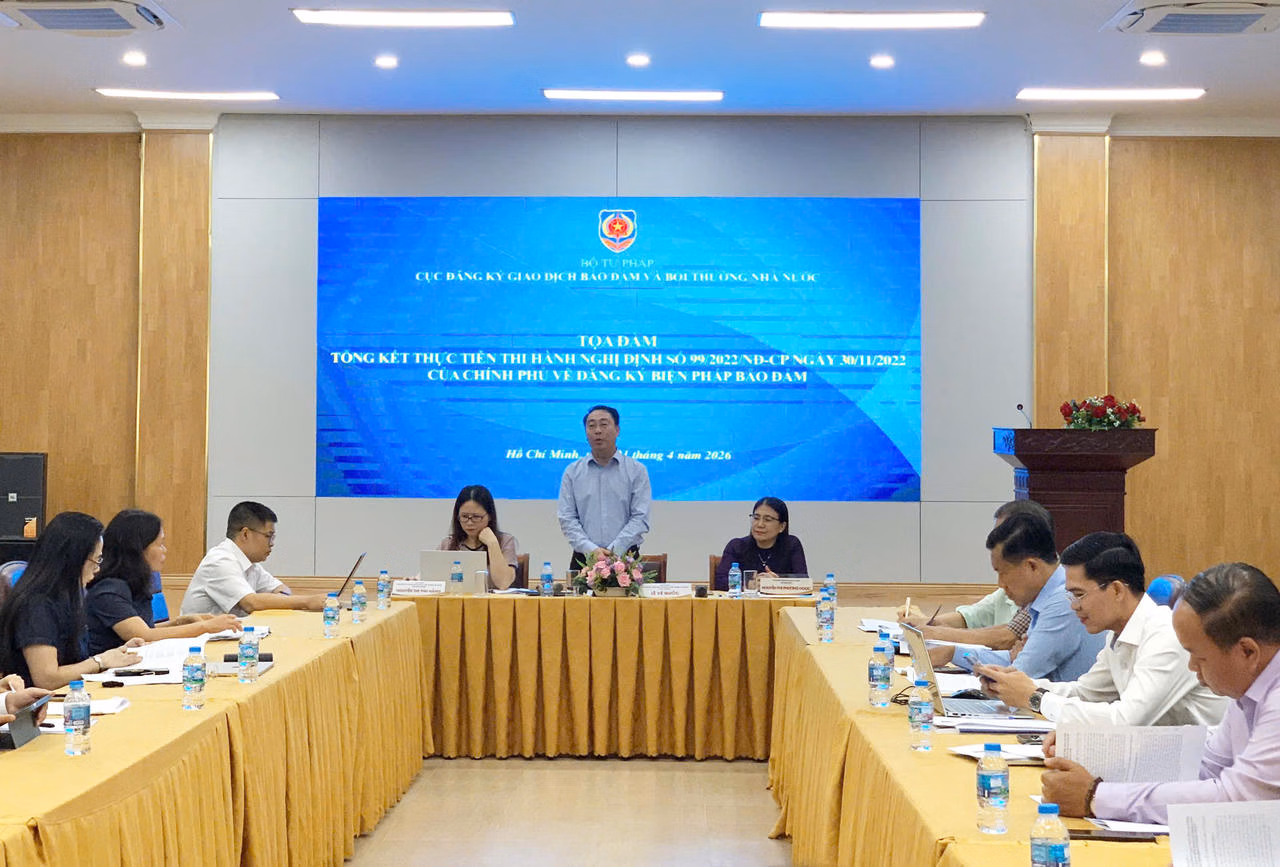 Hoàn thiện khung pháp lý, thúc đẩy hệ thống đăng ký biện pháp bảo đảm