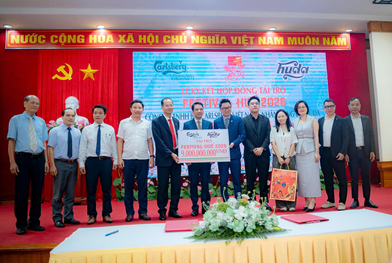 Carlsberg Việt Nam tài trợ 9 tỷ đồng cho Festival Huế 2026