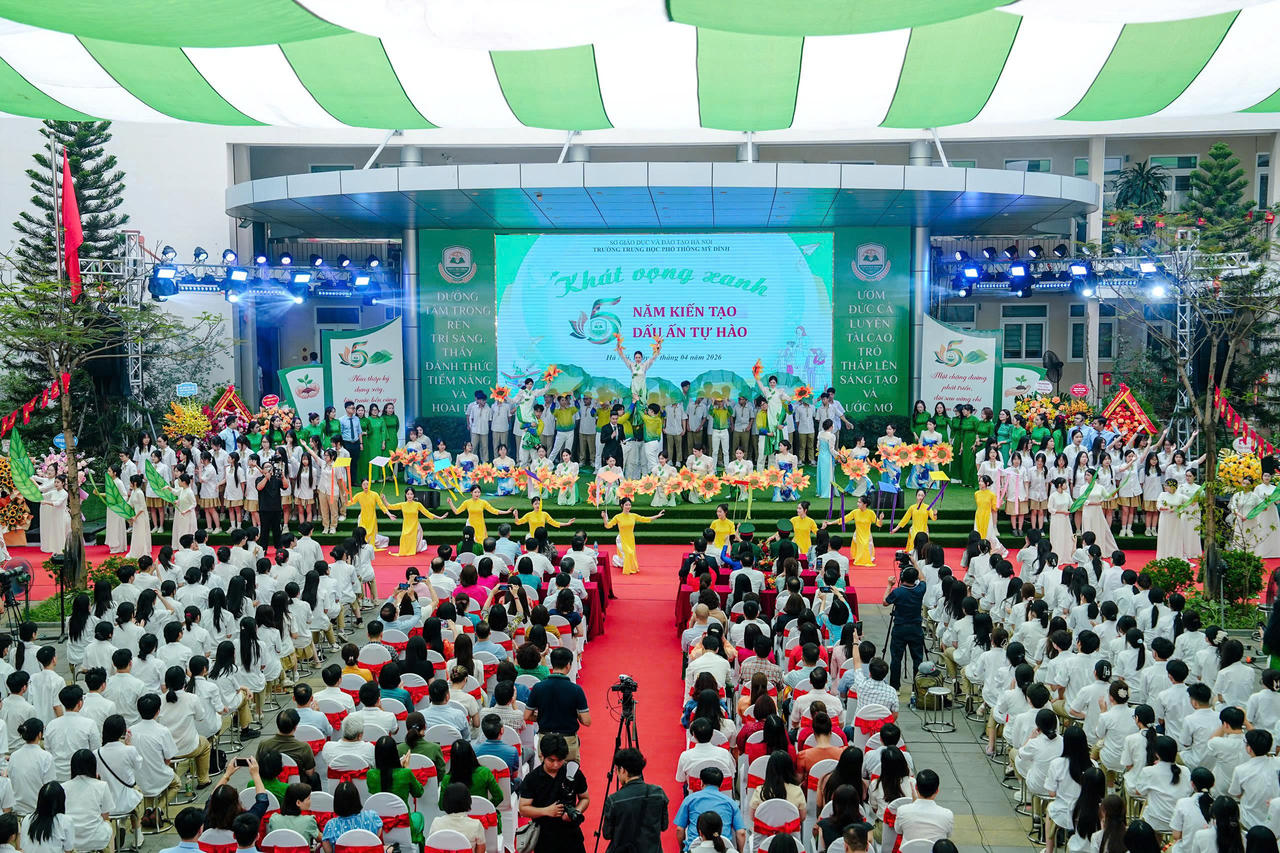 Hành trình 5 năm kiến tạo – dấu ấn tự hào của Trường THPT Mỹ Đình