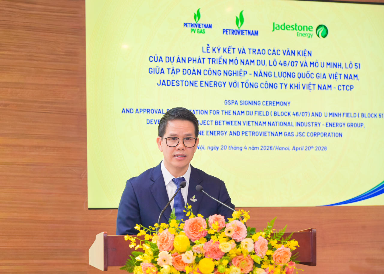 Ông Phạm Văn Phong – Tổng Giám đốc PV GAS khẳng định quá trình hợp tác bền bỉ trên tinh thần khai thác và sử dụng hiệu quả tài nguyên vì lợi ích quốc gia.