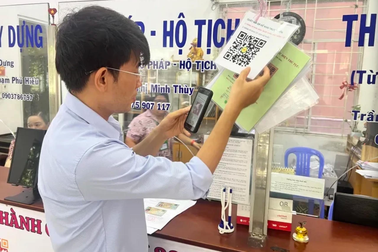 Trả kết quả điện tử: Bước tiến mới trong công tác hộ tịch