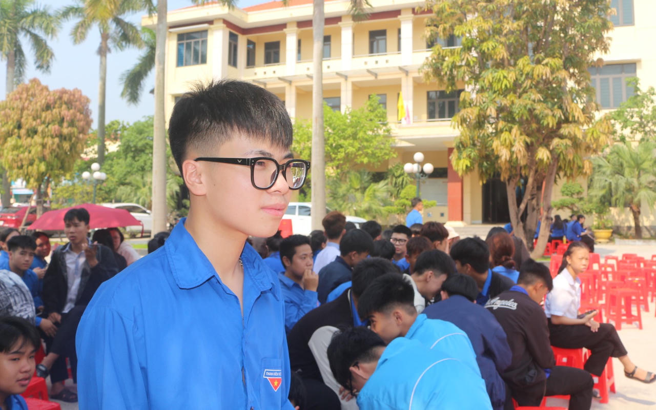 Em Lê Minh Hiếu, chia sẻ những bài học rút ra từ “phiên tòa giả định”.