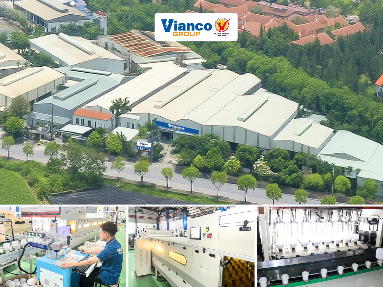 Nhà máy và dây chuyền sản xuất của Vianco Group.