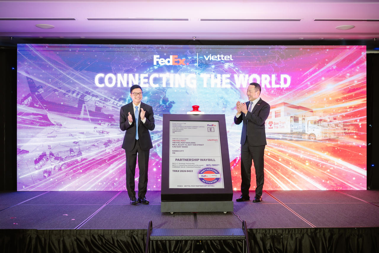 FedEx hợp tác cùng Viettel Post tăng cường mạng lưới chuyển phát tại Việt Nam