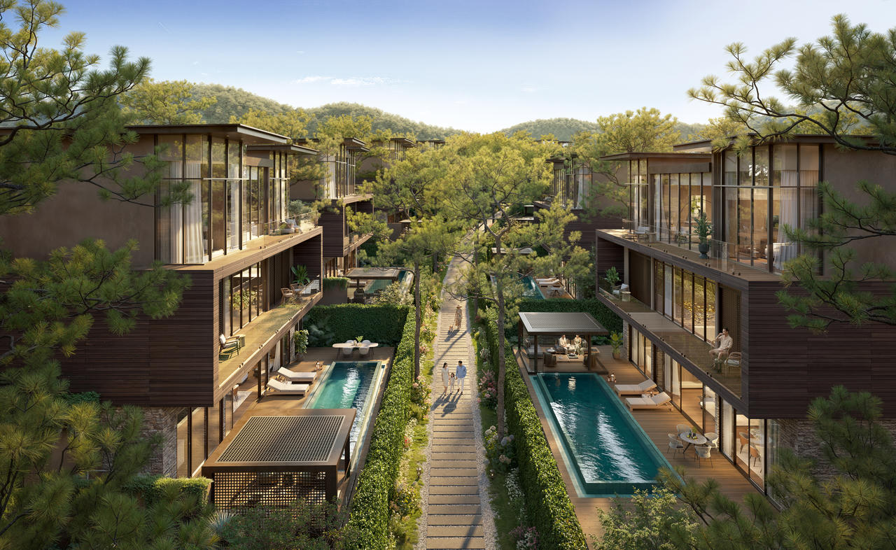 Lakeside Residences định nghĩa tinh thần “Kiêu hãnh thầm lặng” qua ngôn ngữ kiến trúc đương đại và sự giao hòa cùng thiên nhiên thung lũng.