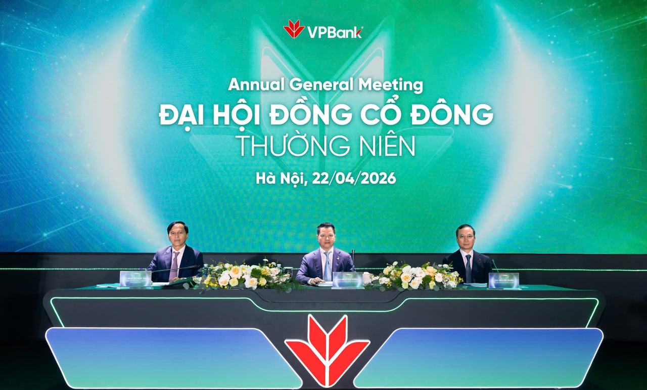 ĐHĐCĐ VPBank (VPB) 2026: Mục tiêu tăng vốn lên 106.200 tỷ đồng, lợi nhuận đạt 41.323 tỷ
