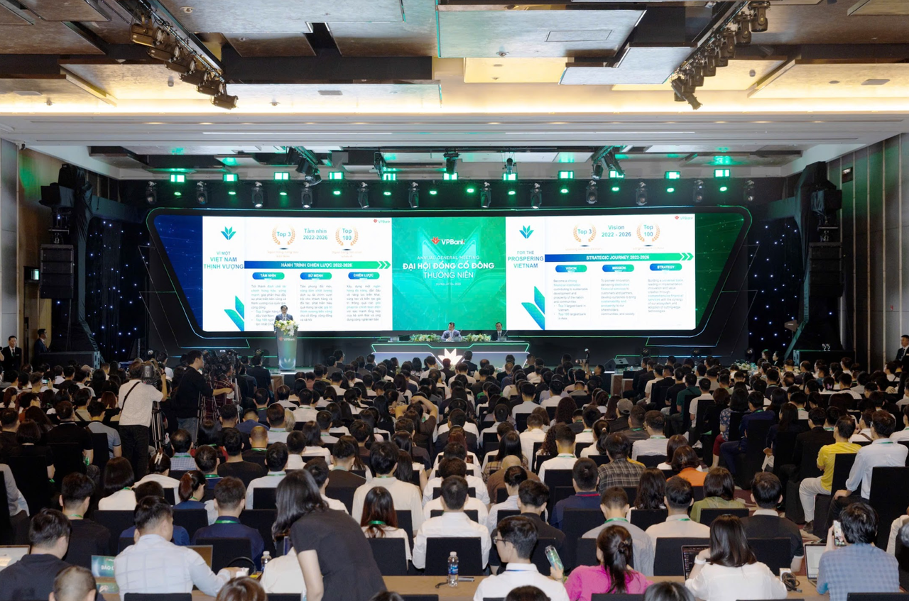 ĐHĐCĐ VPBank (VPB) 2026: Mục tiêu tăng vốn lên 106.200 tỷ đồng, lợi nhuận đạt 41.323 tỷ