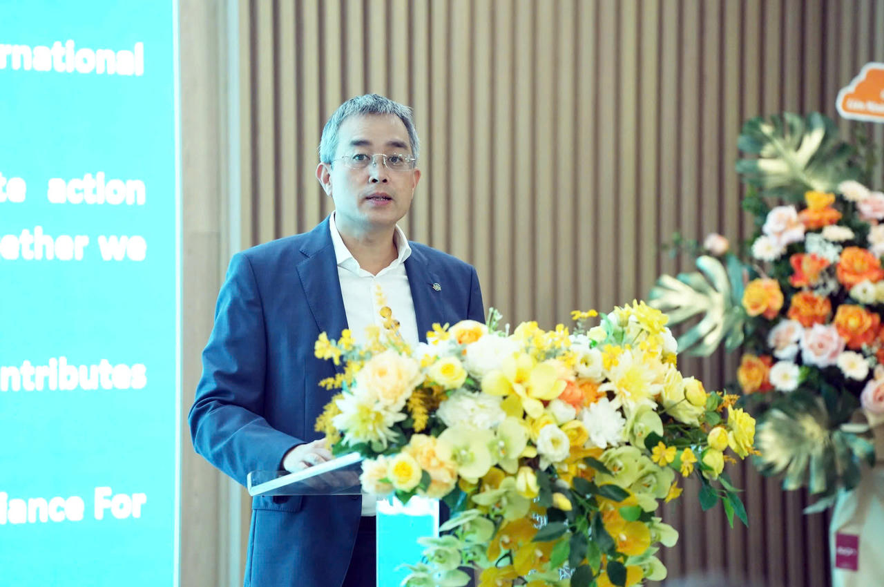 Ông Đặng Ngọc Hòa, Chủ tịch HĐQT Vietnam Airlines, phát biểu tại sự kiện.