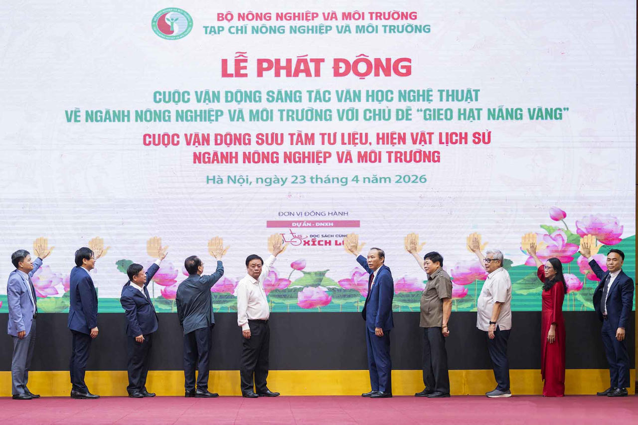 Phát động 2 cuộc vận động nhằm tôn vinh giá trị tốt đẹp của ngành Nông nghiệp và Môi trường