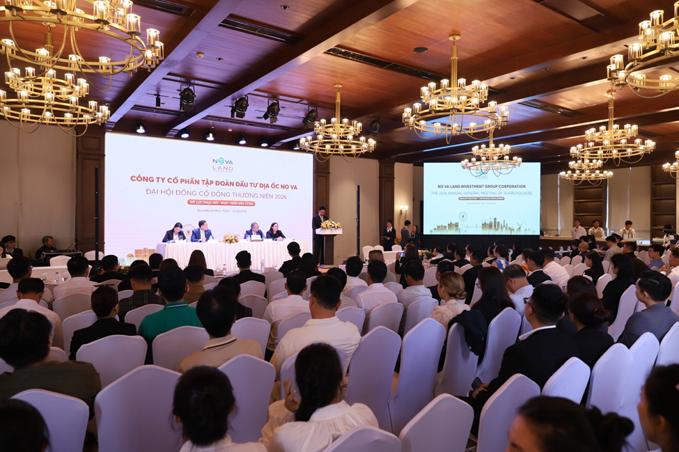 ĐHĐCĐ Novaland (NVL) 2026: Tân Chủ tịch Bùi Cao Nhật Quân nhậm chức, chốt bán 800 triệu cổ phiếu và dồn lực bàn giao 2.600 căn nhà