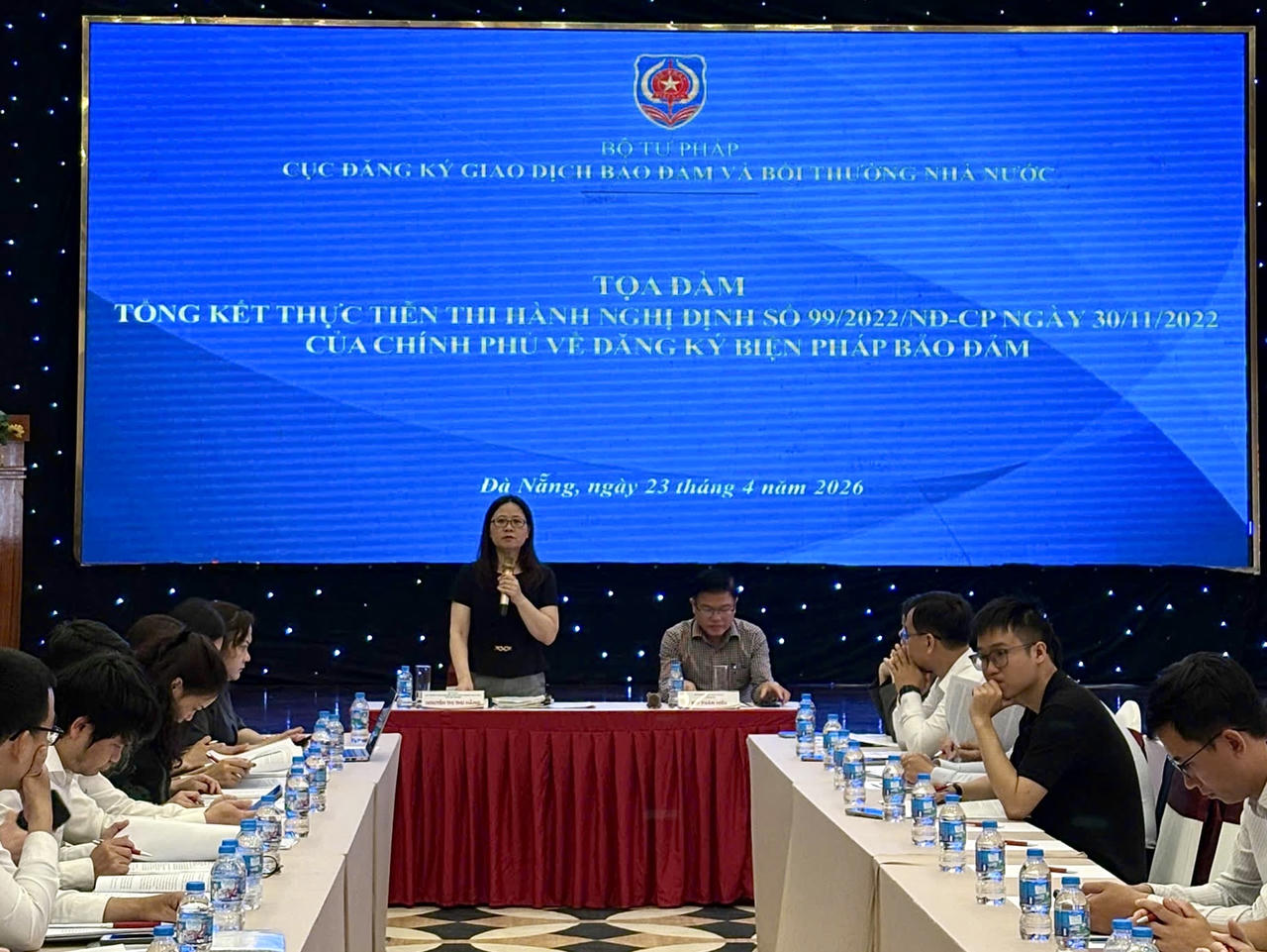 Tọa đàm Tổng kết thực tiễn thi hành Nghị định số 99 của Chính phủ về đăng ký biện pháp bảo đảm tại Đà Nẵng