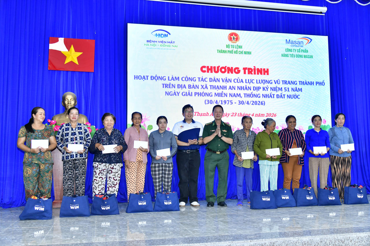 TPHCM: Lực lượng vũ trang tăng cường gắn bó quân - dân tại xã Thạnh An