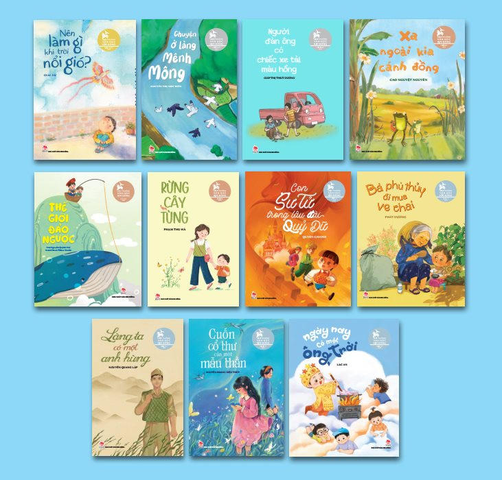 Những câu chuyện thấm đẫm lòng trắc ẩn trong 11 tác phẩm đạt giải thưởng Văn học Kim Đồng. (Ảnh: Phùng Hà)