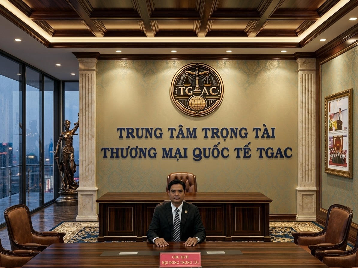 Ông Huỳnh Quốc Nguyên - Chủ tịch Trung tâm Trọng tài Thương mại Quốc tế TGAC