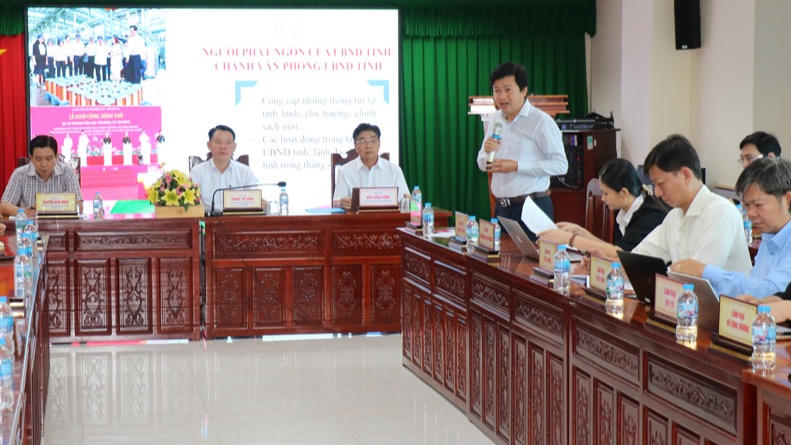 Ông Nguyễn Công Minh cho biết tỉnh đang tập trung thực hiện Đề án “Đầu tư xây dựng ít nhất 01 triệu căn hộ nhà ở xã hội cho đối tượng thu nhập thấp, công nhân khu công nghiệp giai đoạn 2021 – 2030”. (Ảnh:&nbsp;dongthap.gov.vn)