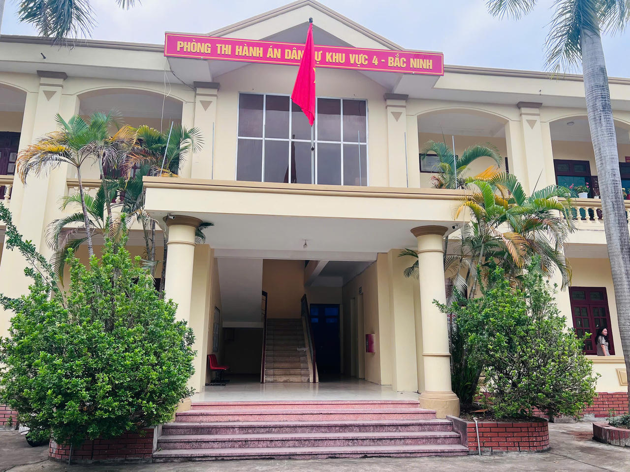 Trụ sở Thi hành án dân sự khu vực 4, tỉnh Bắc Ninh mới được tu sửa lại.