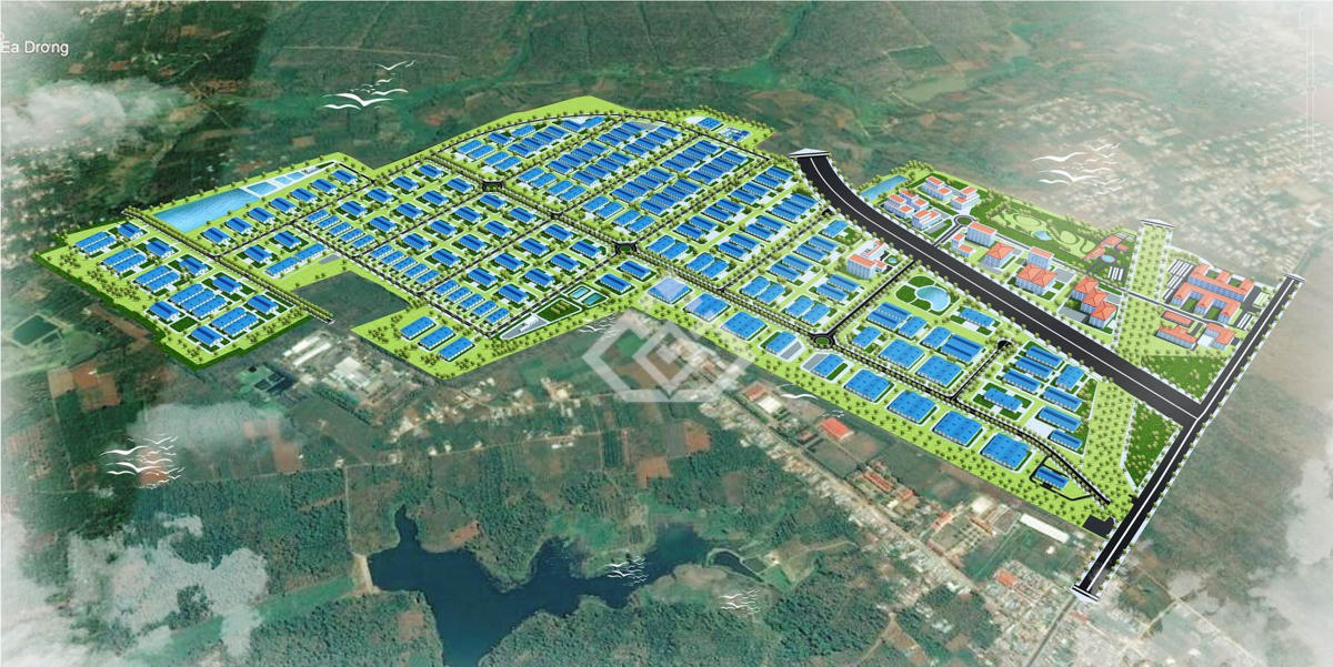 Phối cảnh Dự án KCN Phú Xuân (tỉnh Đắk Lắk)