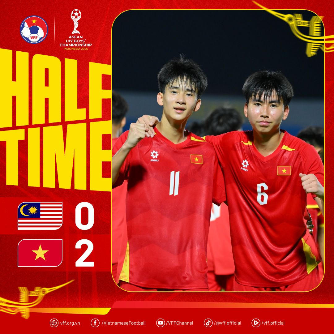 U17 Việt Nam vô địch Giải U17 Đông Nam Á 2026