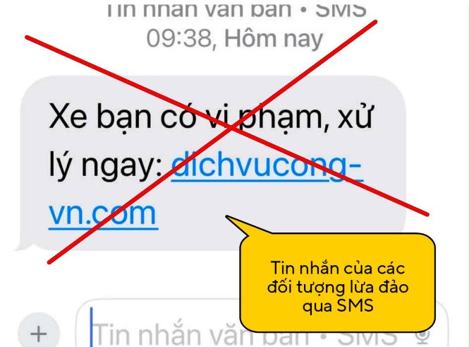 Cảnh báo chiêu trò lừa đảo 'phạt nguội' qua website giả mạo dịch vụ công