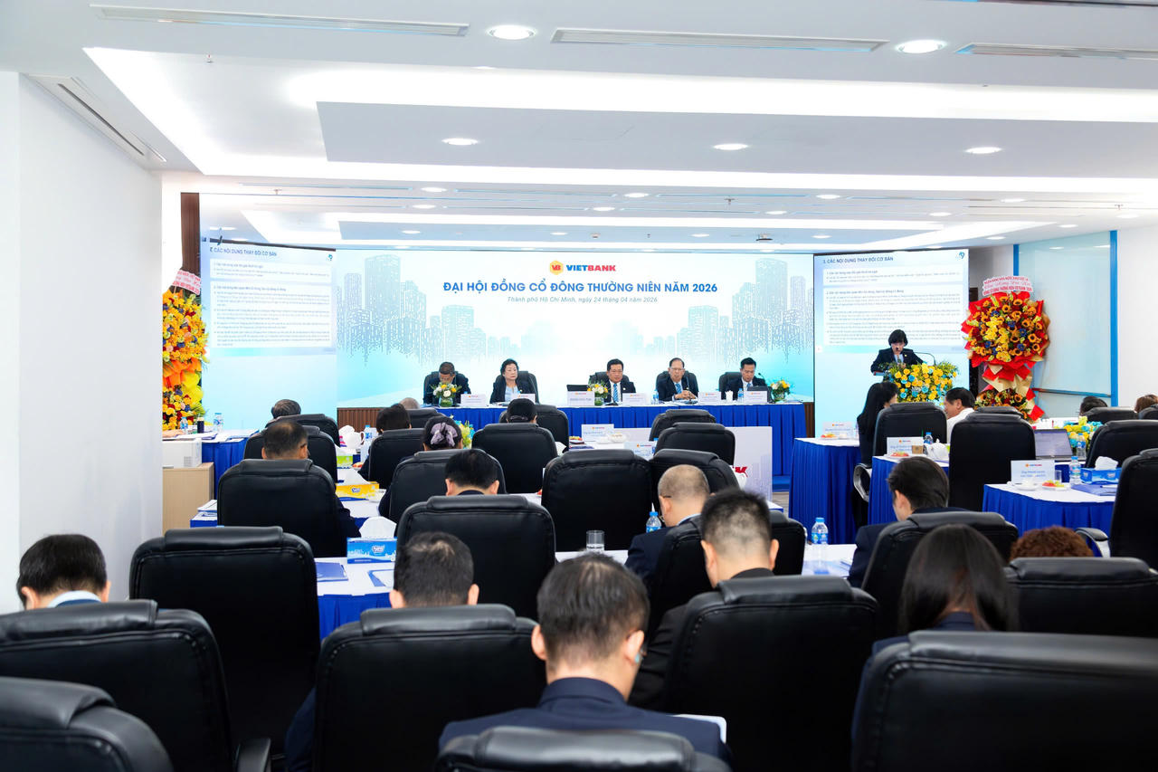 ĐHĐCĐ 2026 Vietbank (VBB): Mục tiêu lãi 2.100 tỷ đồng, dồn lực tăng vốn và lên sàn HOSE