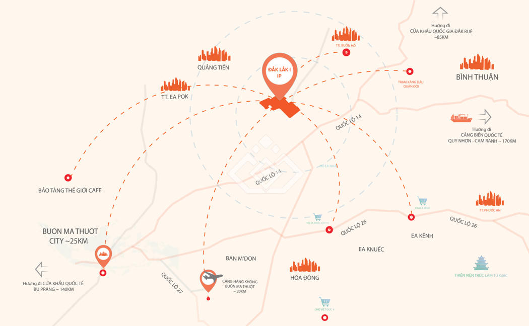 Kết nối giao thông thuận lợi của Dự án KCN Phú Xuân