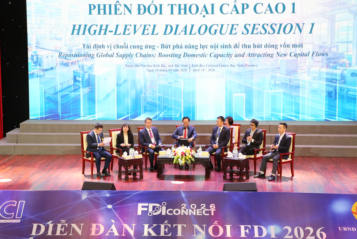 Bắc Ninh tổ chức Diễn đàn “Kết nối FDI - FDI Connect 2026”, hướng tới chuỗi cung ứng toàn cầu bền vững