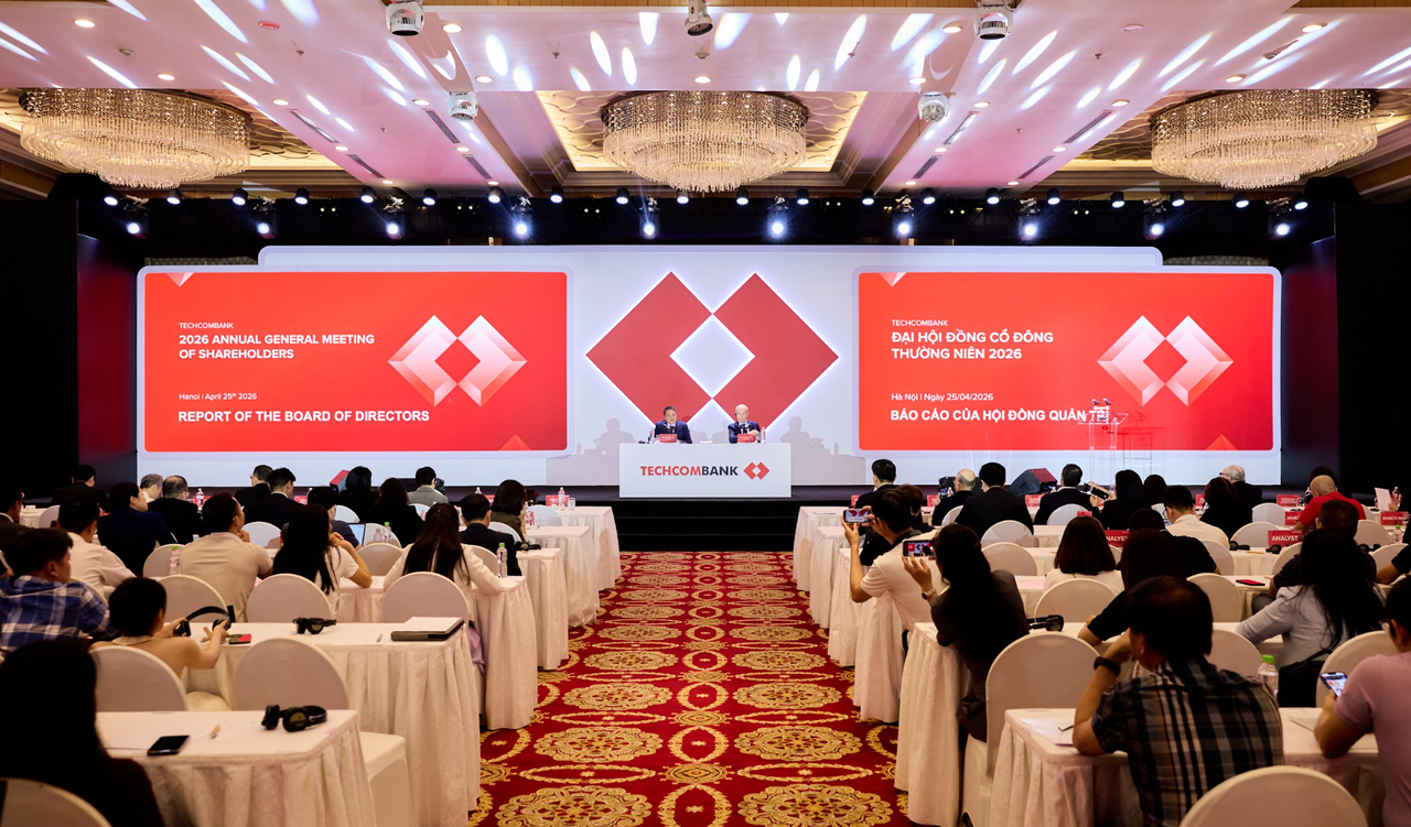 ĐHĐCĐ Techcombank (TCB) 2026: Vốn điều lệ lập đỉnh hệ thống, quý 1 lãi 8.900 tỷ cùng mức chia cổ tức khủng lên tới 67%