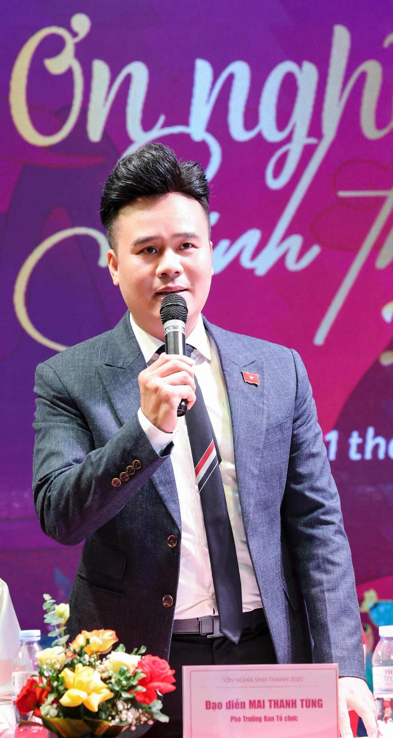 Đạo diễn Mai Thanh Tùng chia sẻ về định hướng nghệ thuật của chương trình, nhấn mạnh vai trò của cội nguồn trong sáng tạo đương đại.