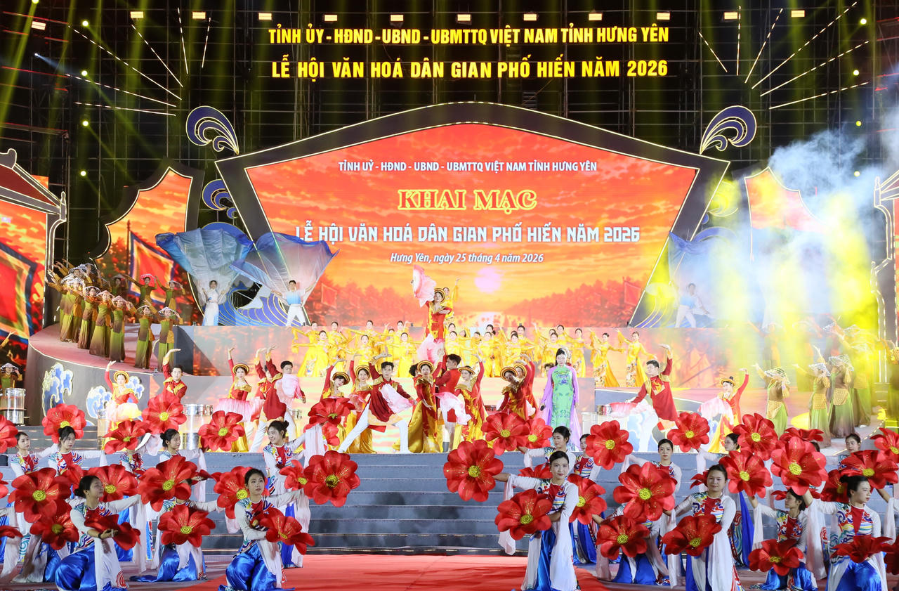 Một tiết mục nghệ thuật &nbsp;trong Lễ khai mạc.&nbsp;