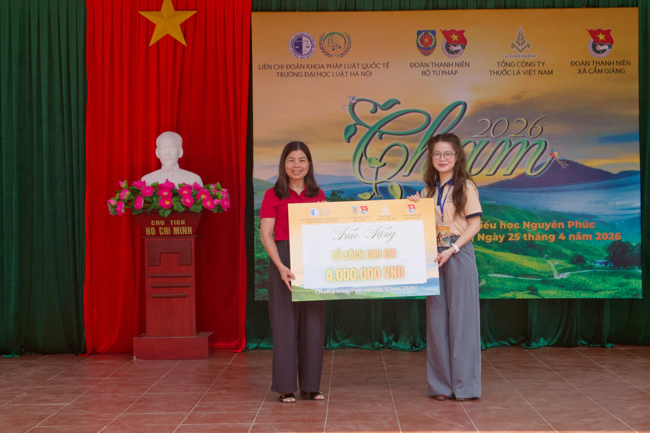 Ban tổ chức chương trình cũng đã huy động và quyên góp số tiền 4 triệu đồng và trao tặng cho trường Tiểu học Nguyên Phúc xây dựng, phát triển tủ sách.